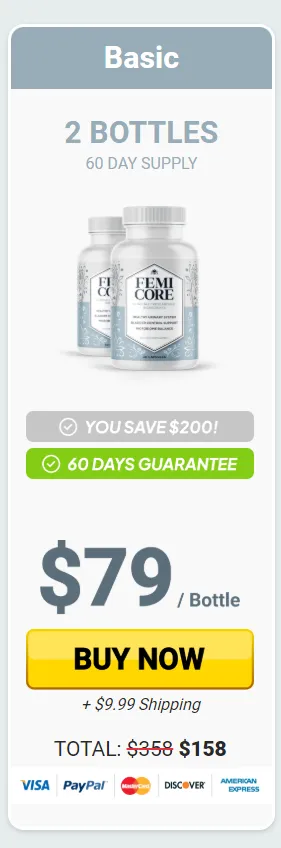 femicore 2 Bottles price